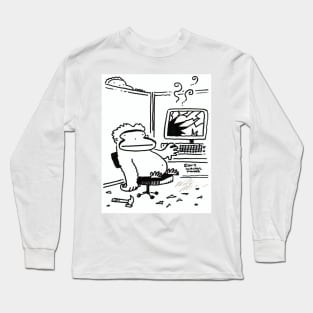 Computer Repair Ape Long Sleeve T-Shirt